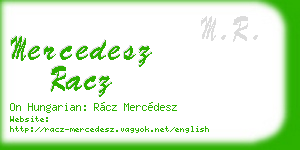 mercedesz racz business card